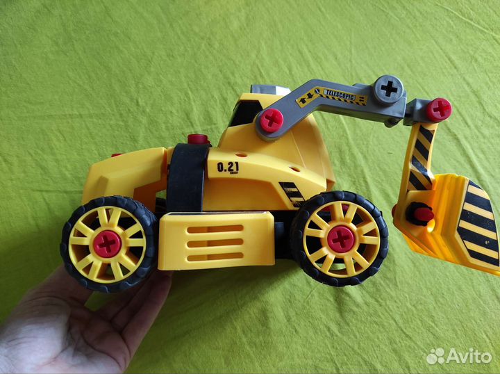 Конструктор экскаватор с отверткой