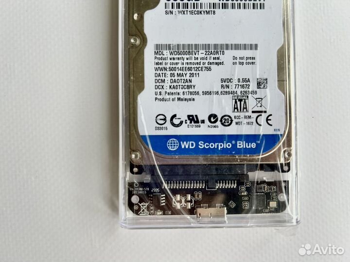 Внешний жесткий диск WD 500 гб