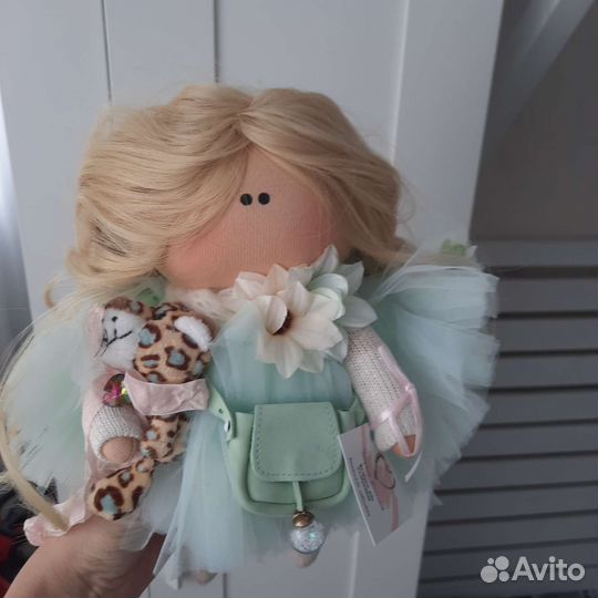 Интерьерная кукла ручной работы новая
