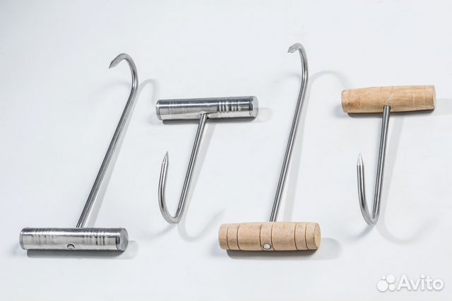 Крюки для мяса и рыбы, для копчения и жарки