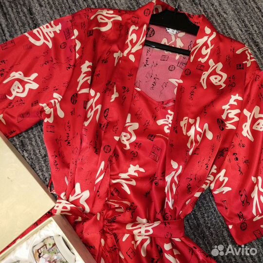 Пеньюар сорочка халат подарок китайский набор чай
