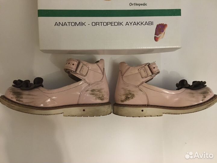 Туфли для девочки ортопедические б/у р.28