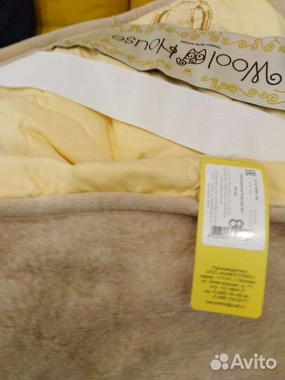 Одеяло натуральная овечья шерсть. Наматрасник