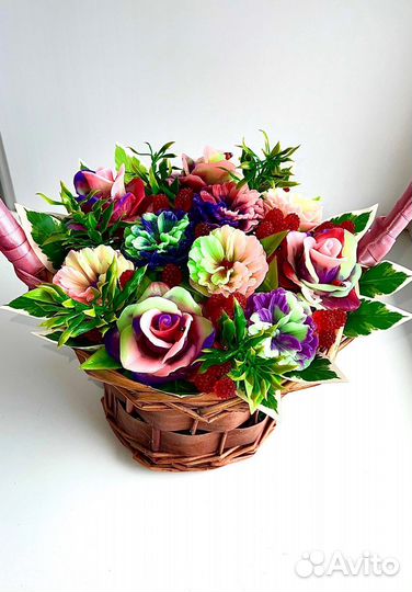 Мыло ручной работы букеты