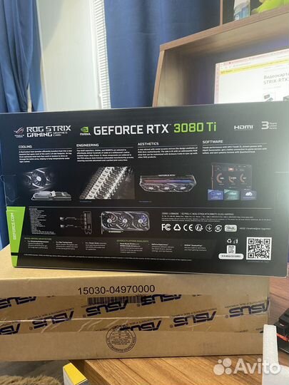 RTX 3080TI asus ROG strix (Гарантия 3 года)