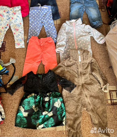 Пакет вещей на девочку 74-80