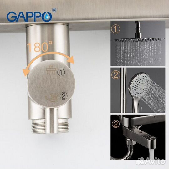 Душевая система Gappo G2499-30