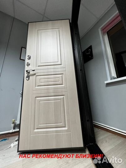 Тяжелая дверь металлическая с шумоизоляцией