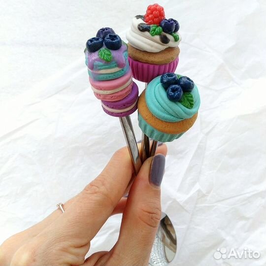 Вкусные Ложки из полимерной глины