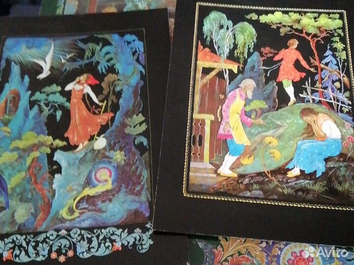 Палех Каменный цветок,1972г