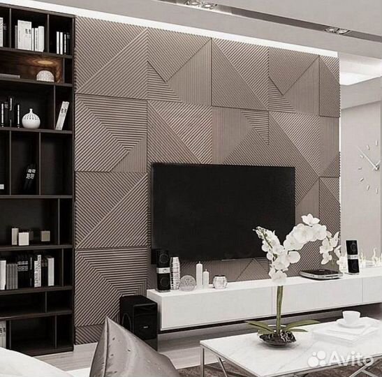 3D гипсовые панели консол