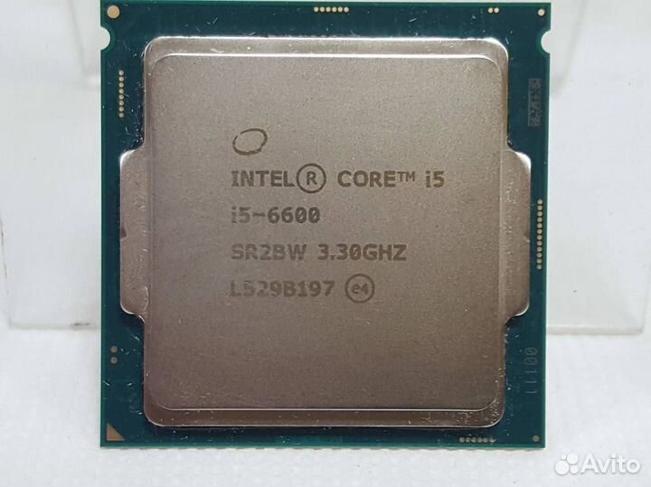 S1151 Intel Core i5-6600 (4x3300MHz, L3 6144Kb)