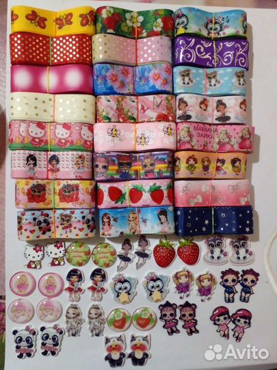 Набор лент+кабошоны