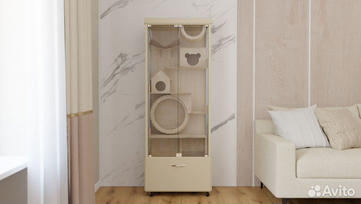 Большая клетка для шиншилл дегу бурундука белки 12