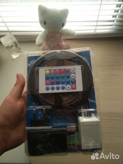 Светодиодная лента RGB 5 метров с пультом