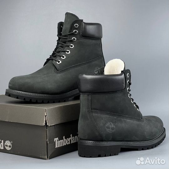 Ботинки Timberland Чёрный с мехом