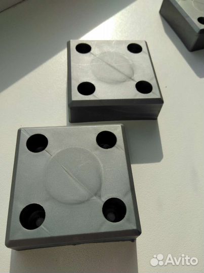 Мебельные опоры пластиковые нерегулируемые