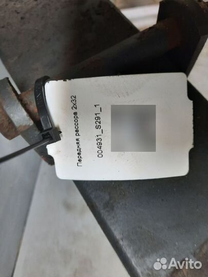 1528206 Передняя рессора 2x32 scania скания