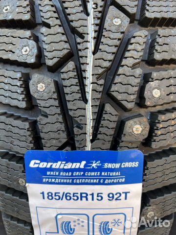 Cordiant Snow Cross 185/65 R15 92T купить в Москве | Авито