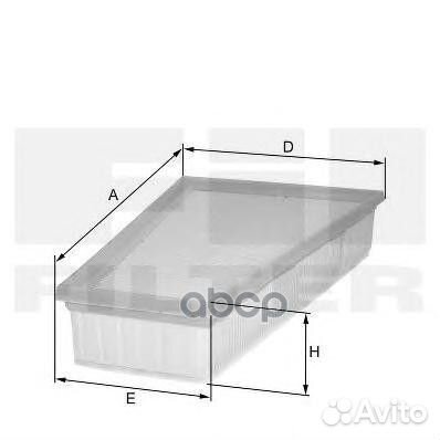 Фильтр воздушный renault Clio/Lag/Meg 98/LADA