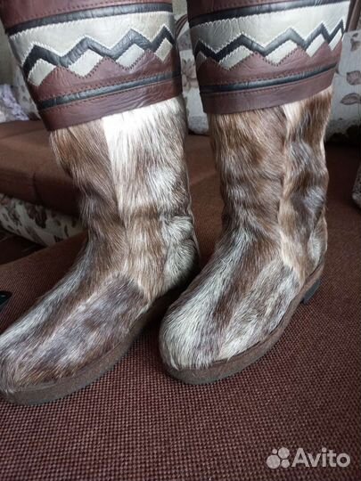 Унты женские из камуса