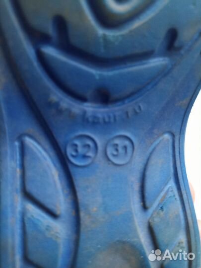 Резиновые сапоги с утеплителем Эва 31 32