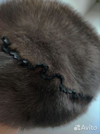 Шапка норковая женская