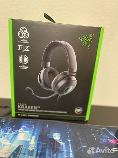 Наушники Razer Kraken V3 с микрофоном