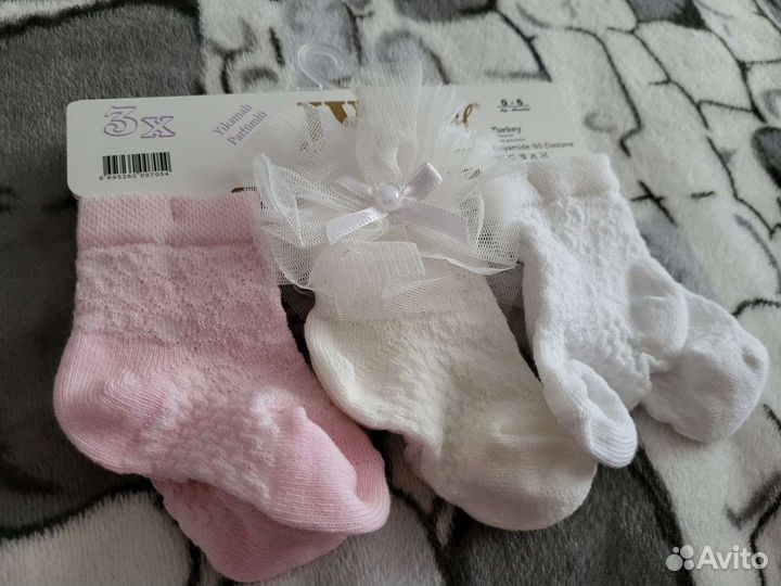 Новые носки детские для девочки