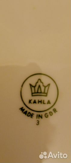 Сервиз ГДР, рыбы, фарфор, kahla