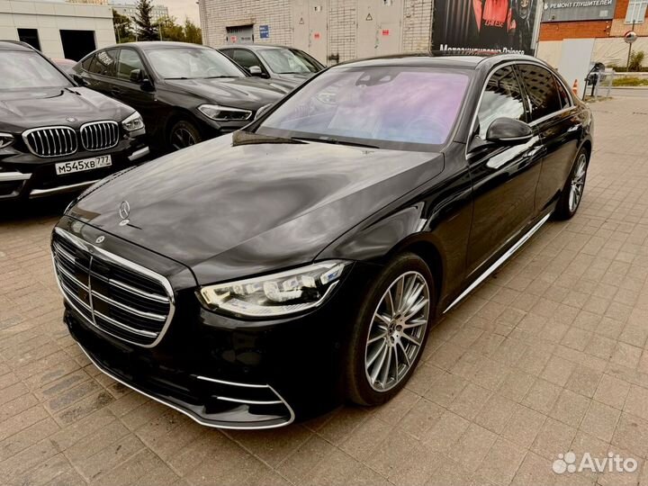 Пpoкат черногo Мeрcедес Бенц w223 Long Individual