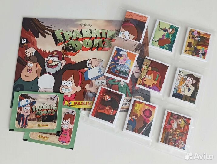 Panini Gravity Falls - Альбом и полный сет наклеек