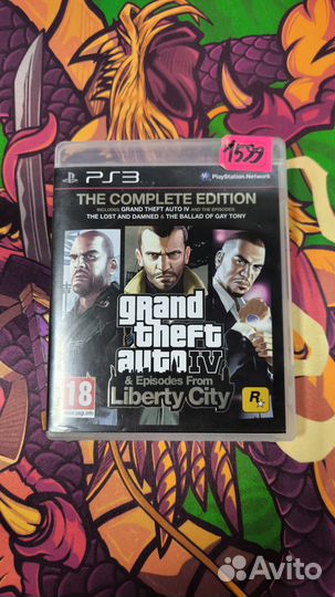 Диски на ps3 Grand Theft Auto 4 Episodes from Libe