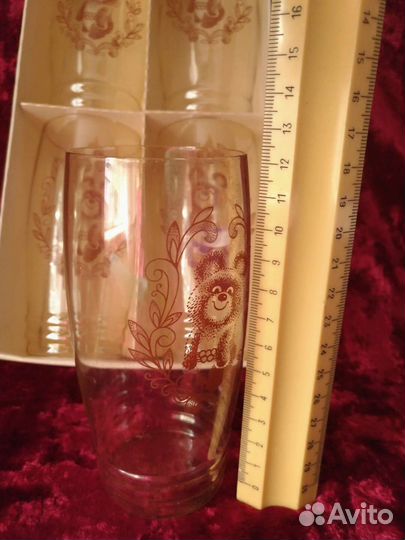 Набор стаканов Олимпиада 80. Олимпийский мишка