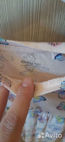 Платье на девочку 92