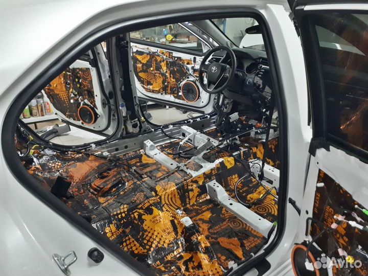 Установка музыки, шумоизоляции и доп опций в авто