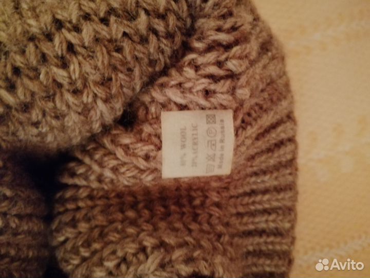 Шапка вязаная женская