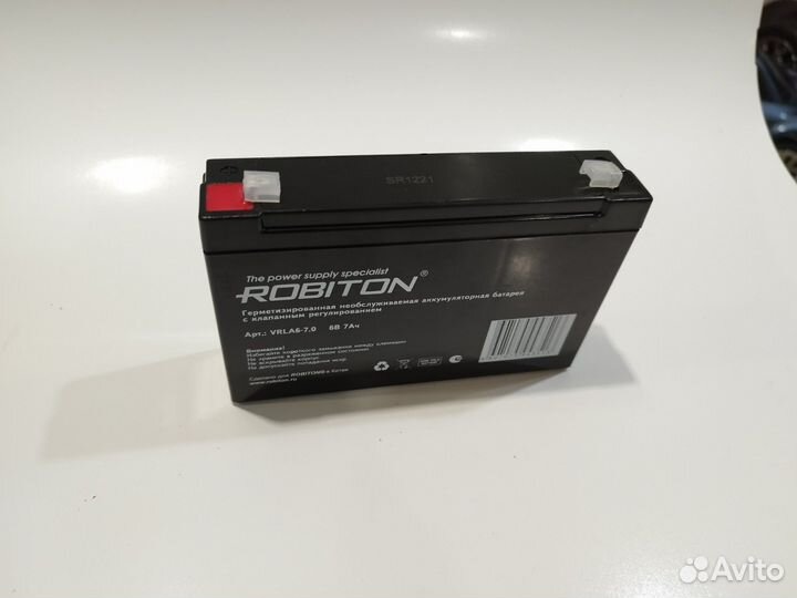 Аккумулятор robiton vrla6-7.0