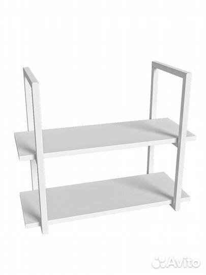 Полка настенная, estente, Veronika, Белая, 600х500