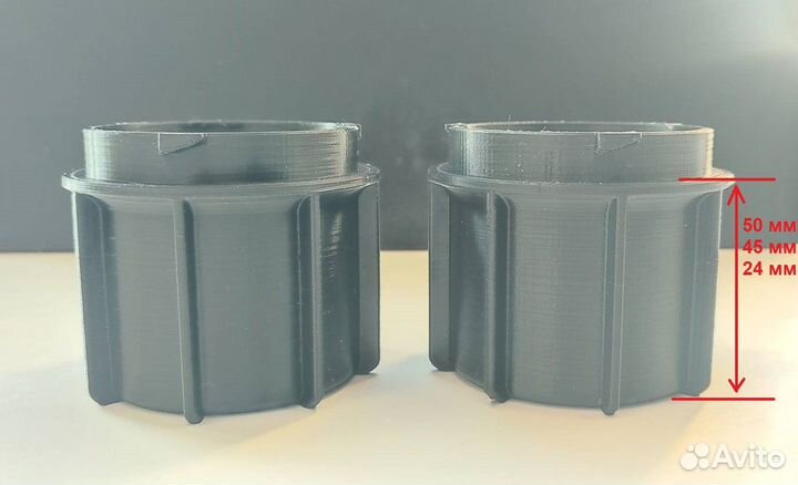 Крышки фар KIA Ceed увеличенные для Led