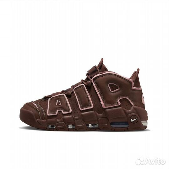 Nike air more uptempo Dark Pony and Soft Pink