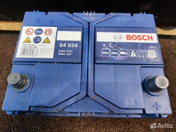 Аккумулятор bosch 12v s24 024