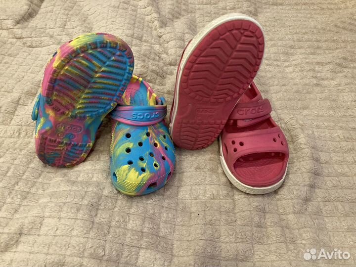 Сабо и шлепки для девочки