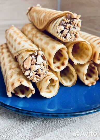 Вафельные трубочки, трубочки со сгущенкой