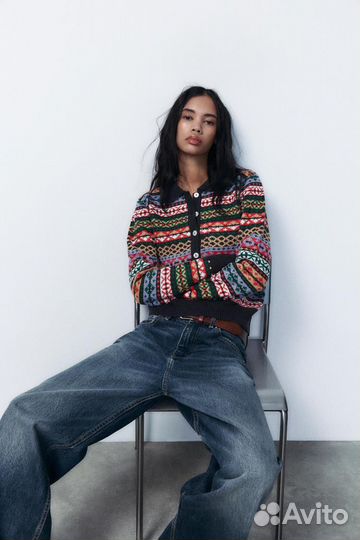 Кардиган поло женский Zara