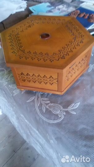 Шкатулка деревянная СССР