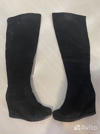 Сапоги зимние ботфорты