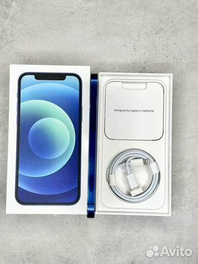 iPhone 12 128Gb Blue (80%,гарантия,simesim)