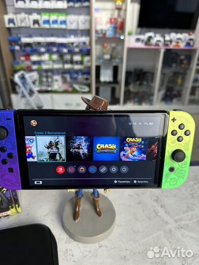 Nintendo switch oled splatoon прошитый с играми