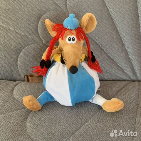 Мягкая игрушка рюкзак крыса идеал